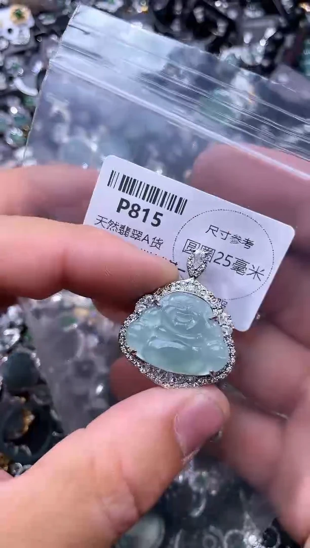 【闪购商品】翡翠颈饰未镶嵌P815吊坠