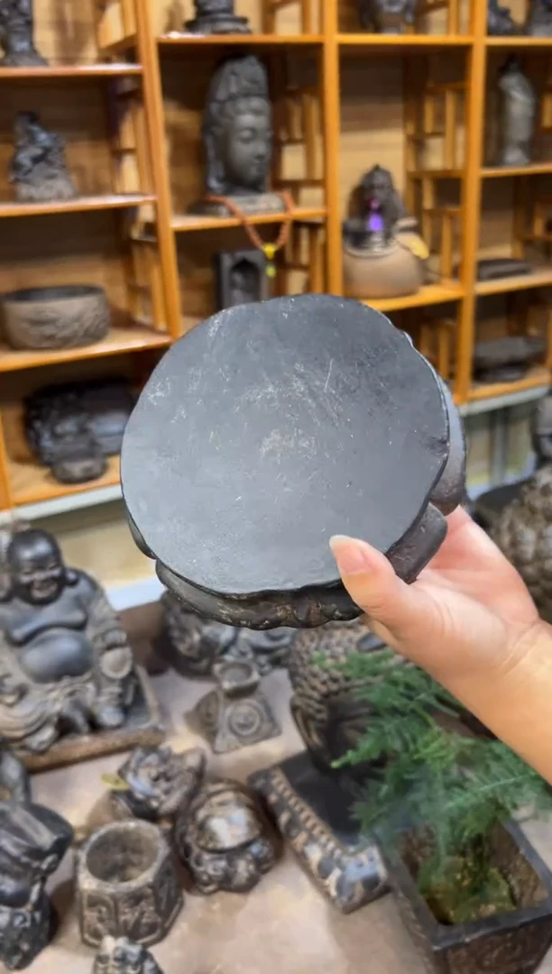 陶土【火山泥】金箍坛底座