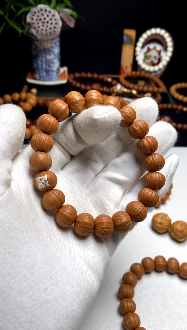 【闪购商品】猴头核桃手串雨墨臻至南瓜