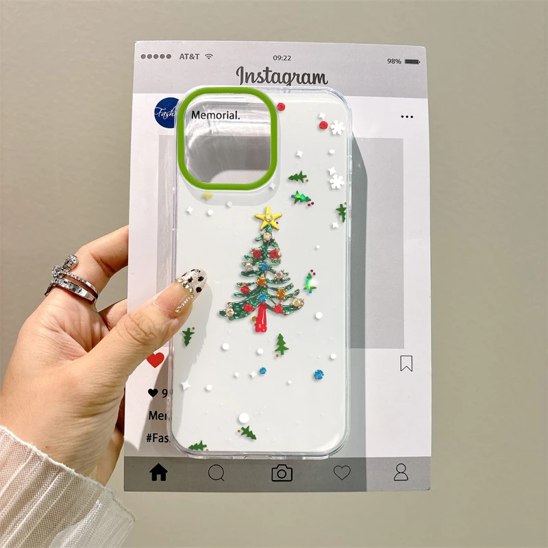 findx8手机壳带挂绳15适用12圣诞树14promax硬苹果16大孔iPhone17