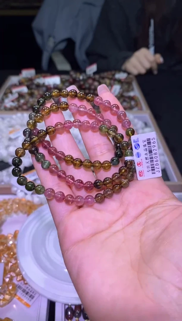 未镶嵌手链碧玺碧玺多圈-A09-多样性发其一