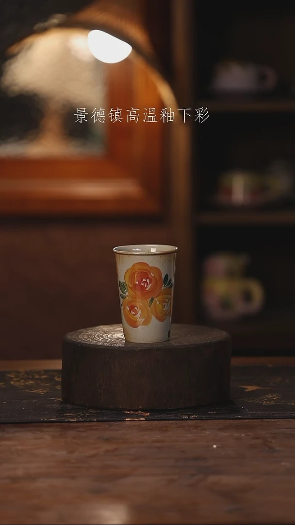 陶瓷景德镇高温釉下手绘陶瓷210