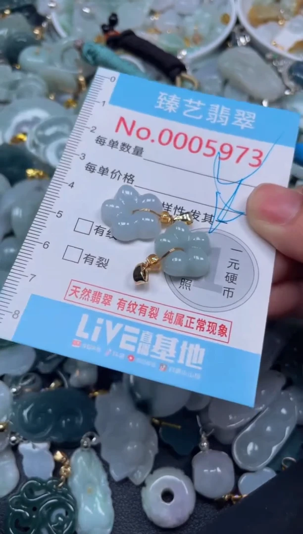 颈饰未镶嵌翡翠5973