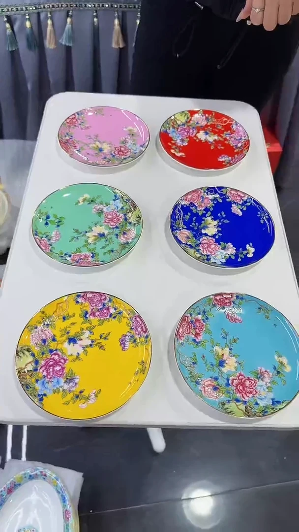 【闪购商品】瓷片骨碟6个景德镇陶瓷【秦坊】