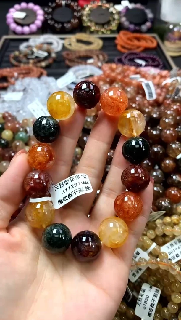 未镶嵌手链水晶16*