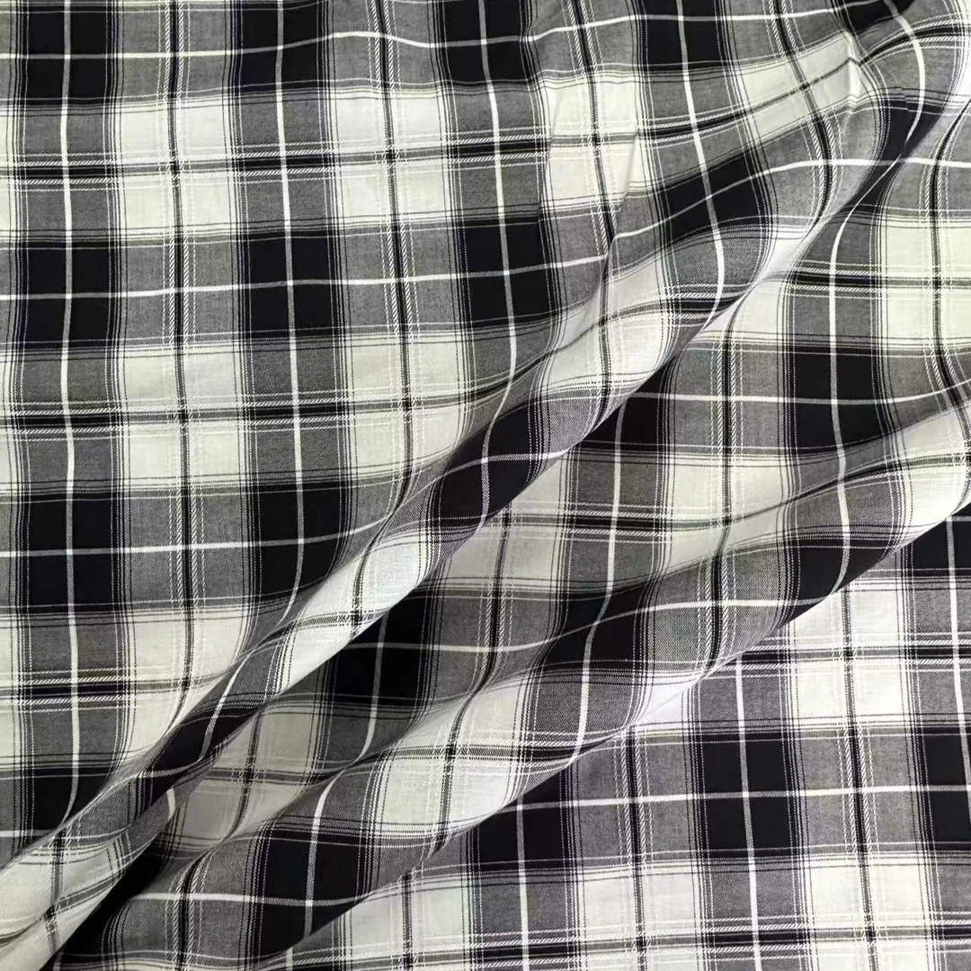 BRB格纹 棉面料格纹衬衫连衣裙服装布料 幅宽140CM