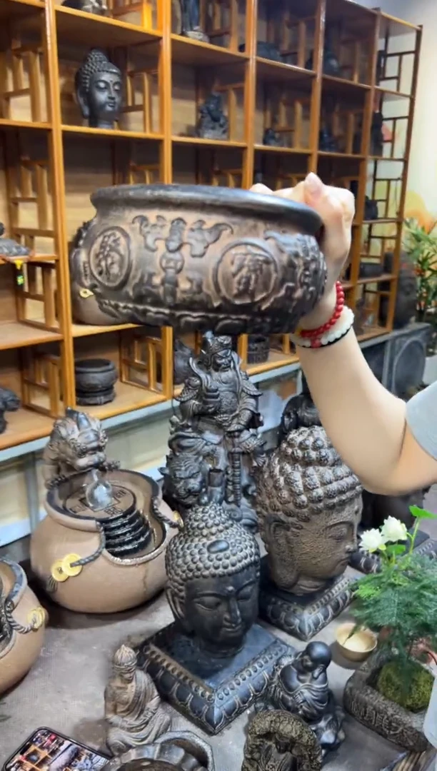 陶土【火山泥】聚宝盆