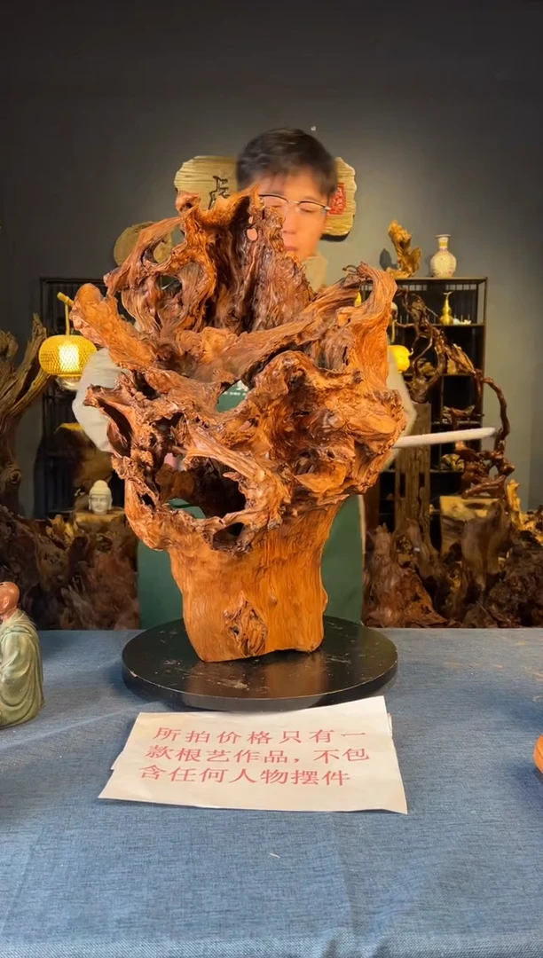 木卢师傅根艺作品（不包含人物摆件）