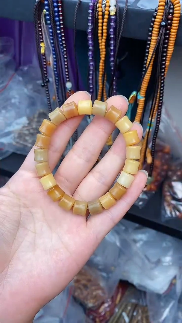 菩提根/象牙果手串菩提竹节单圈