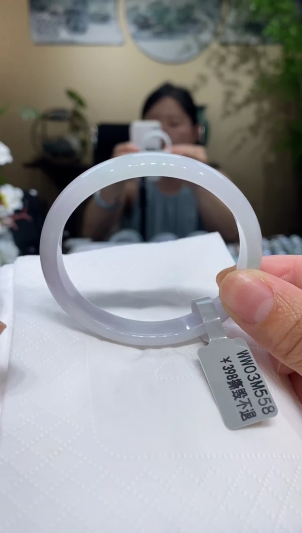 翡翠手镯未镶嵌翡翠52-53