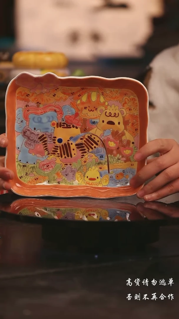 陶瓷景德镇可爱设计师款陶瓷