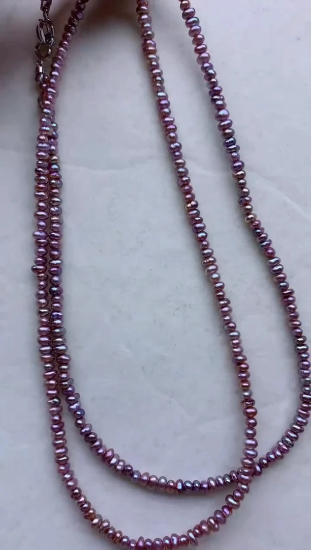【闪购商品】淡水珍珠项链合金多发其一