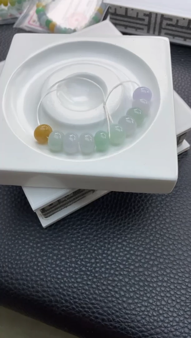 翡翠散珠42天然A货翡翠散珠