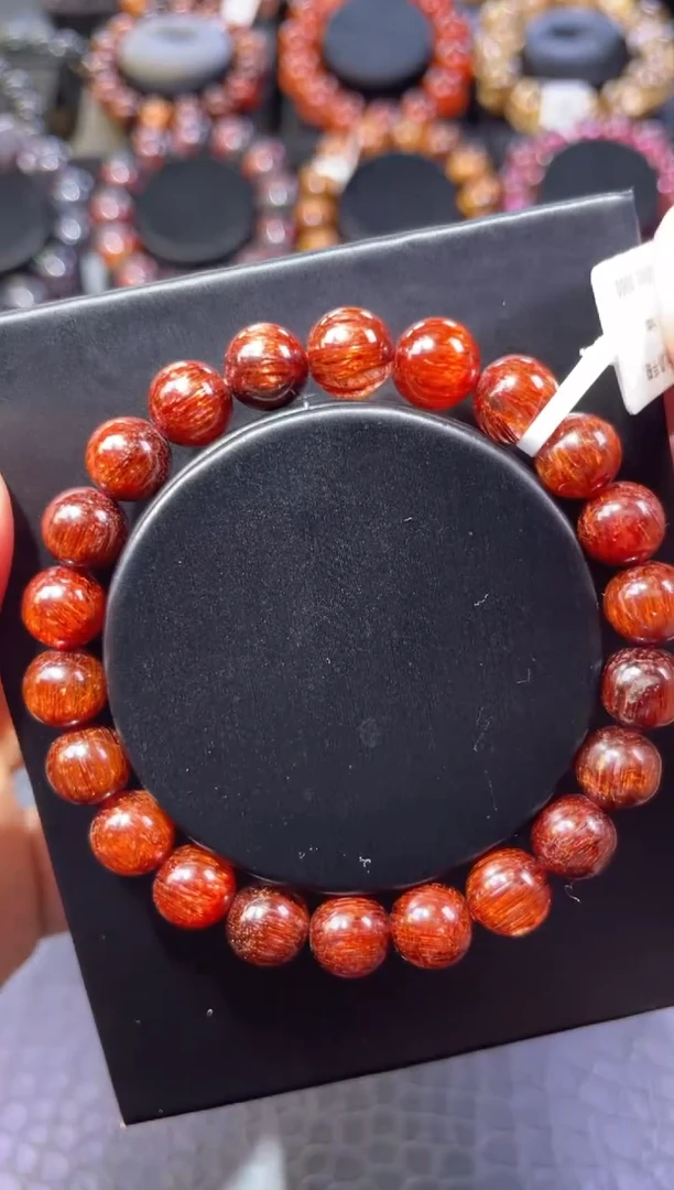 未镶嵌颈饰水晶发晶手链单圈A8