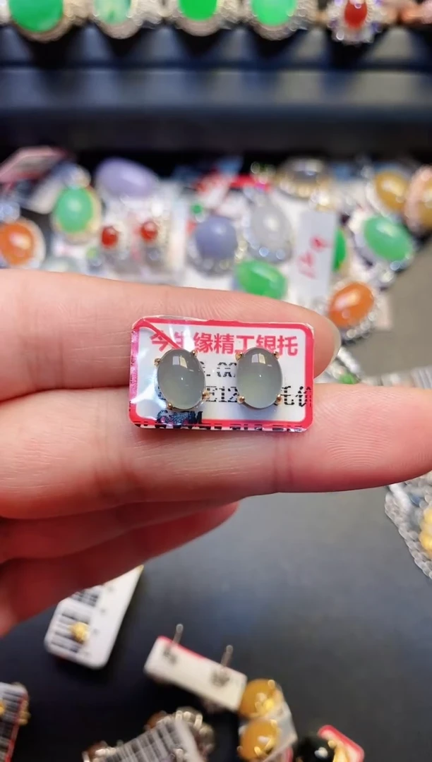 银S925镶嵌戒指翡翠?****?天然