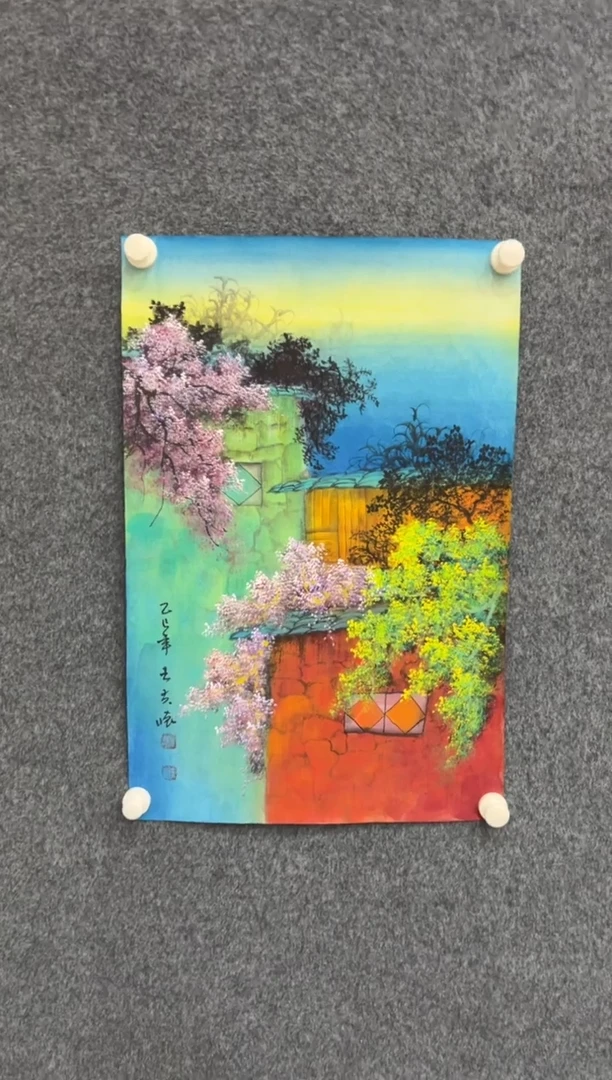 【闪购商品】国画2.17-王夫怀-四尺三开-023