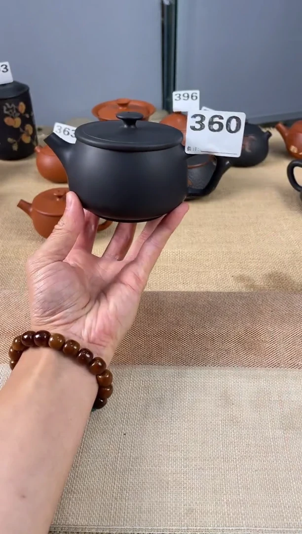 闲* 建水紫陶单壶瑕疵放漏/A 360