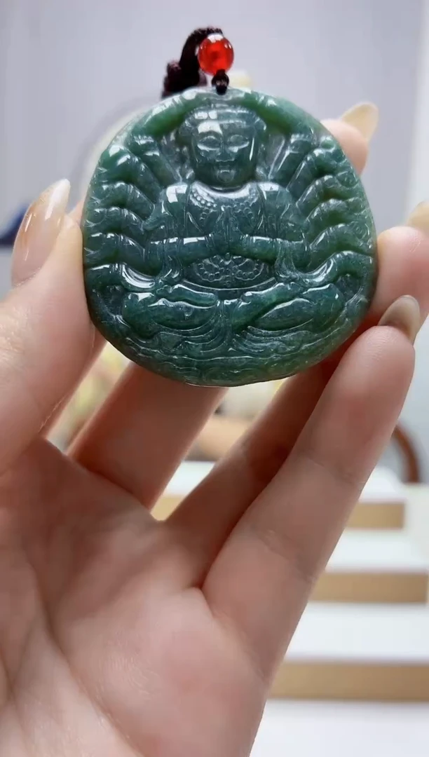 颈饰未镶嵌翡翠4812jw-JJ挂件4