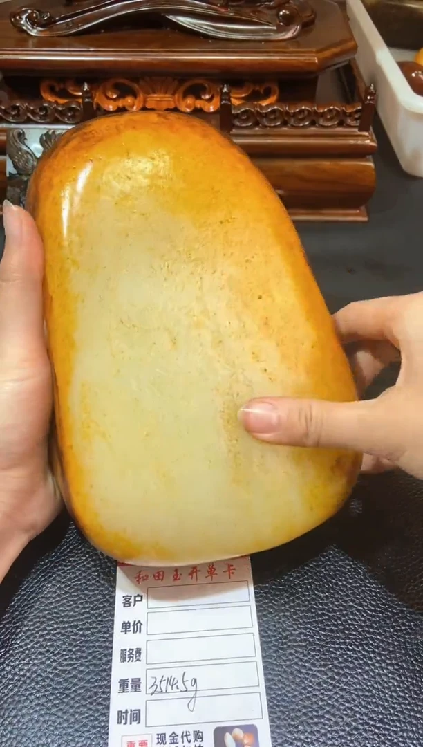 未镶嵌和田玉摆件叶****，和田玉