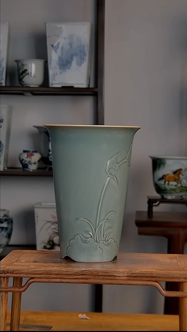 景德镇陶瓷手工花盆