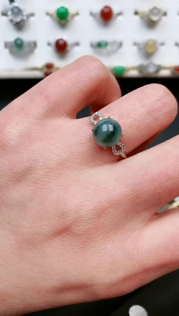 【闪购商品】翡翠戒指银S925镶嵌.....