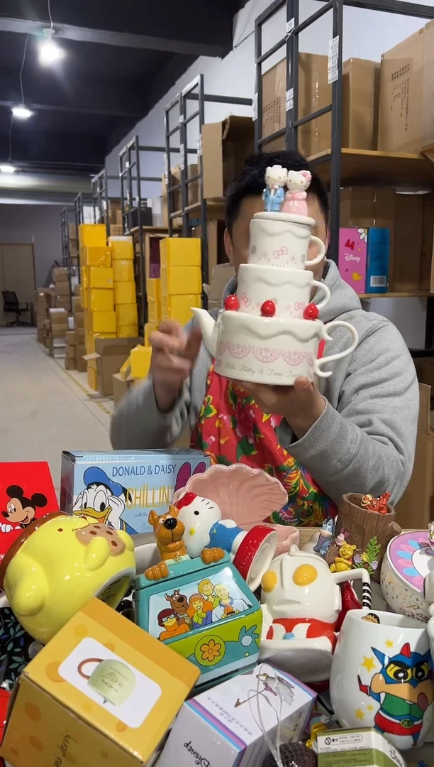 【闪购商品】杯原盒结婚kt蛋糕茶壶