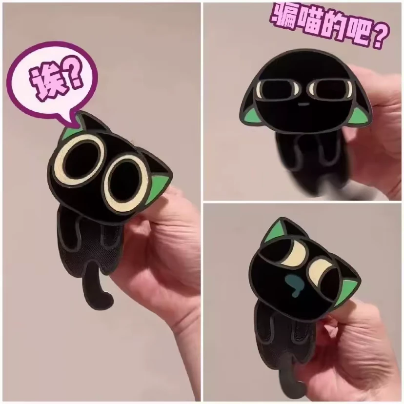书雯//罗小黑战记摇摇挂件亚克力创意猫咪小钥匙扣动漫周边