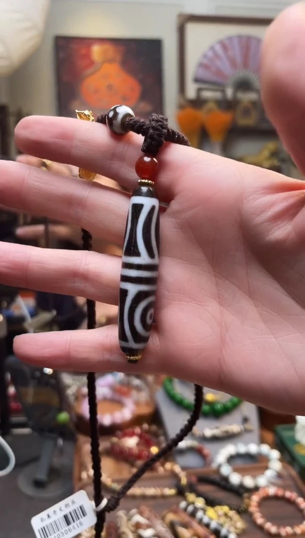 【闪购商品】柏香籽/百香籽吊坠0207-26十轮二眼项链