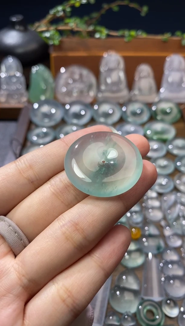 吊坠(不含链)未镶嵌翡翠扣子