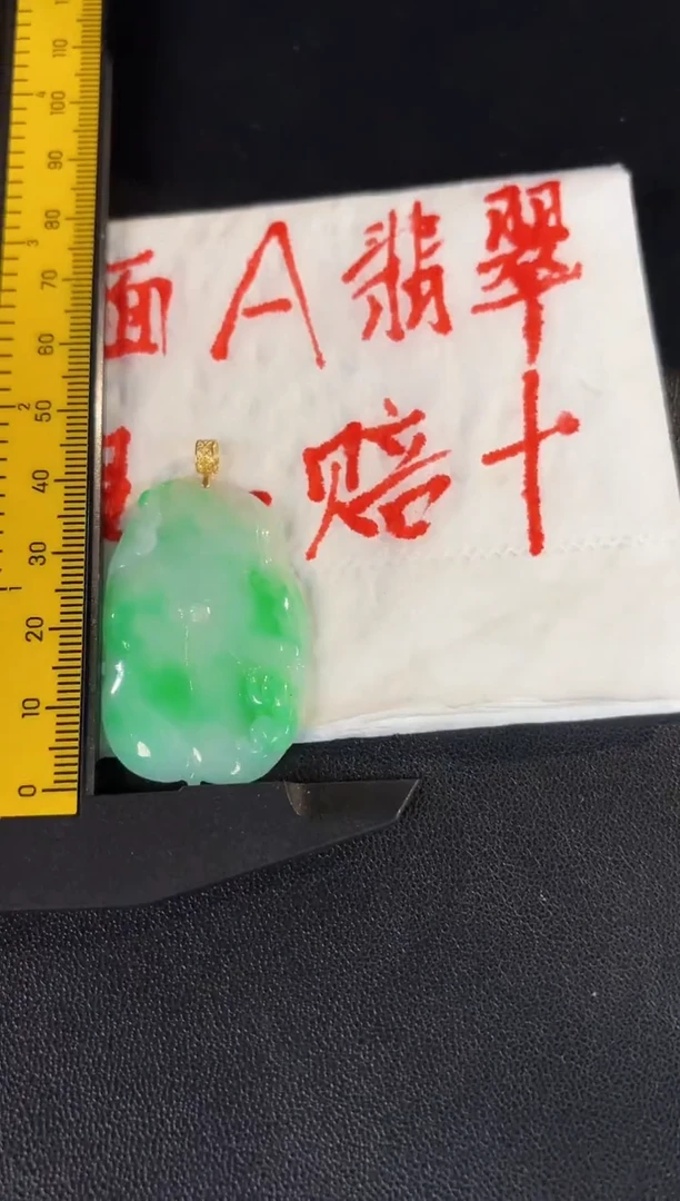 【闪购商品】翡翠颈饰18K金镶嵌缅料A货/支持复检/一件