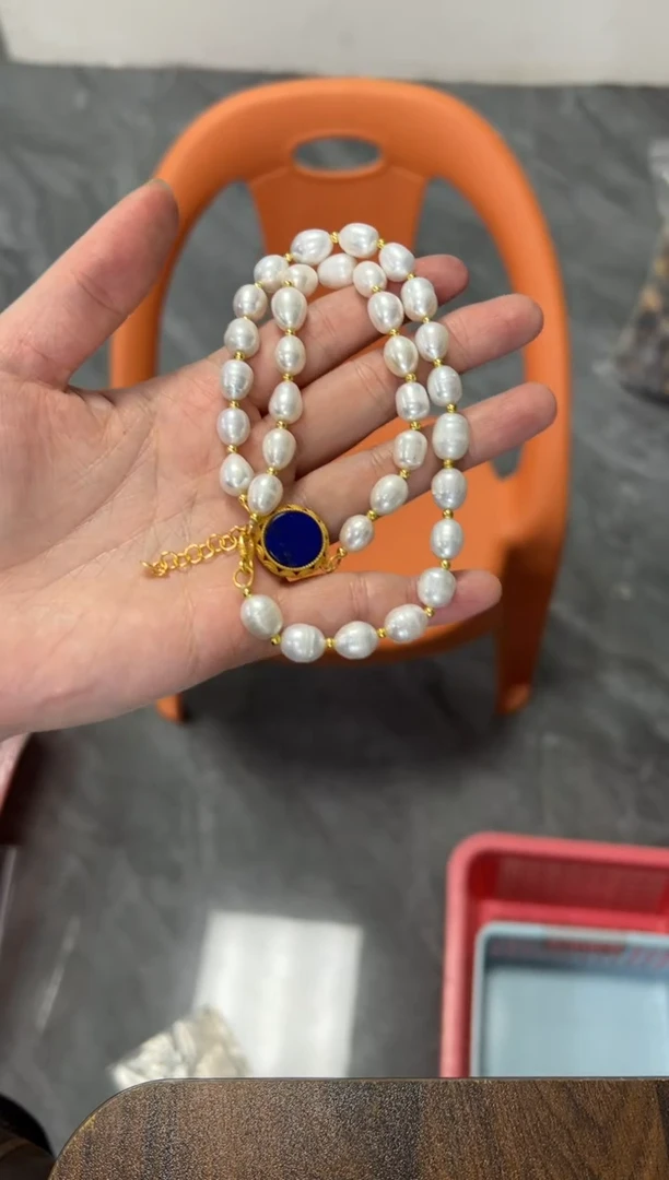 项链未镶嵌淡水珍珠淡水珍珠项链[多样发其一]