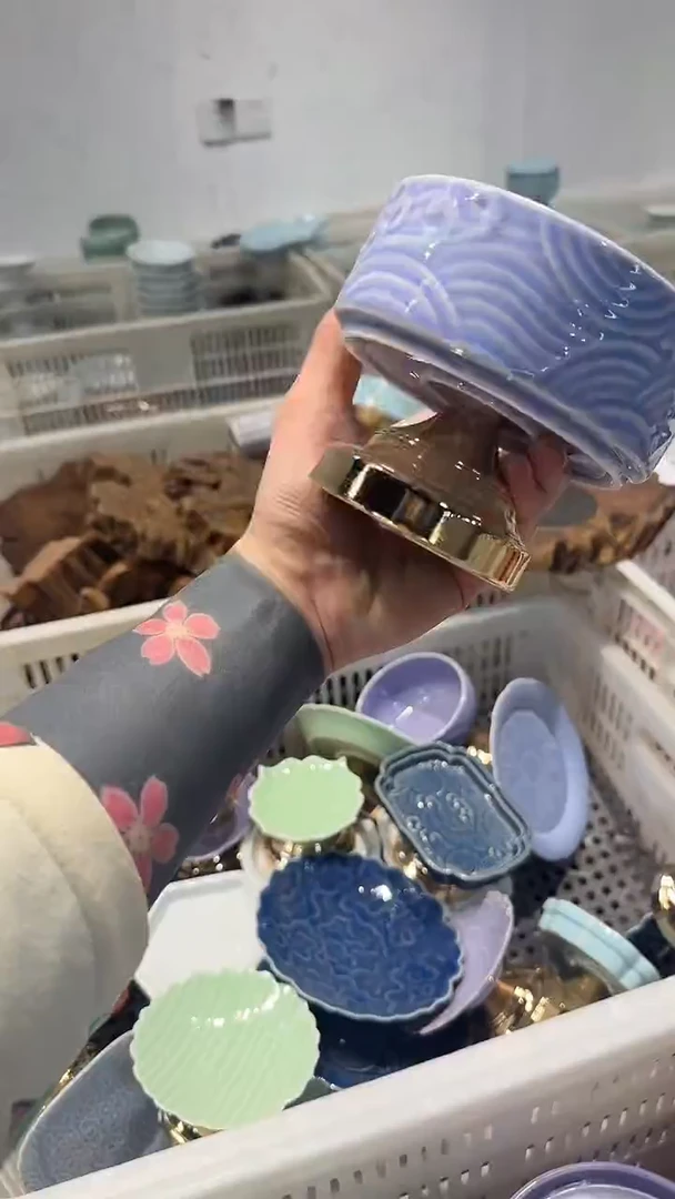 盘微瑕果盘 介意勿拍