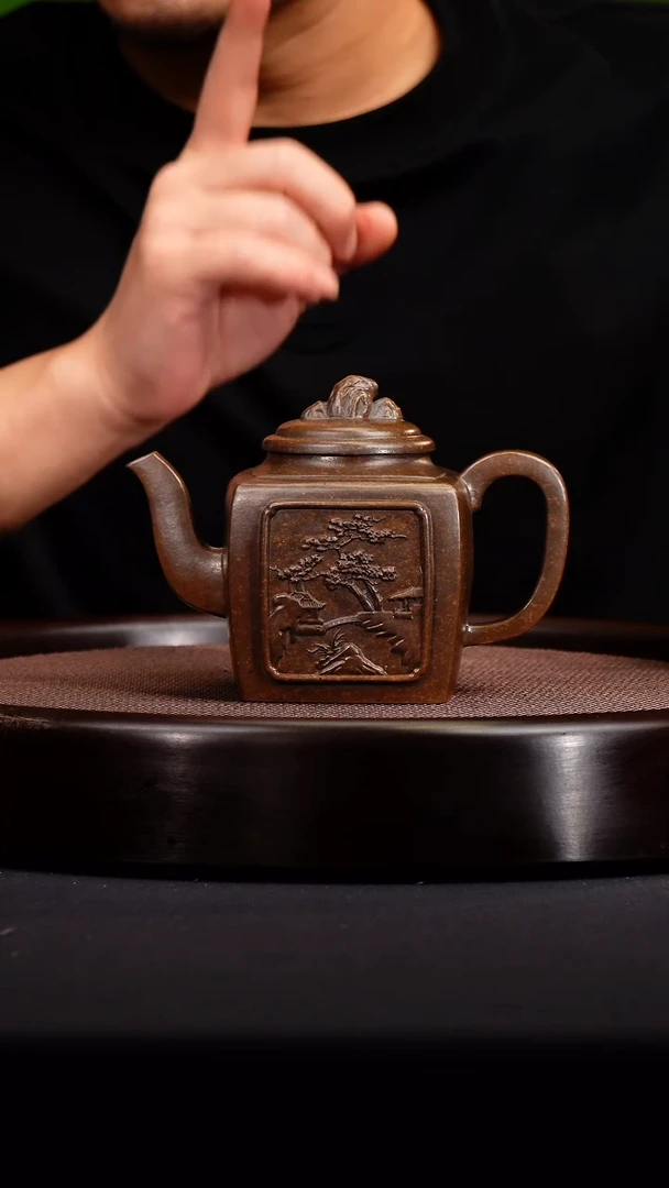 茶壶紫砂  宜兴紫砂原矿壶