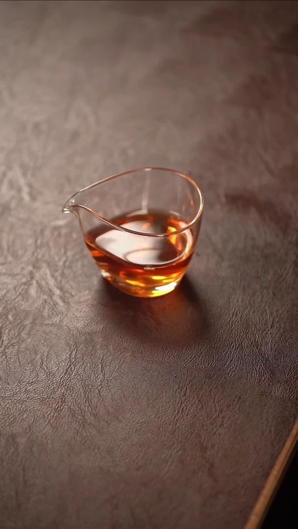 紫砂水滴公杯高硼水晶公杯