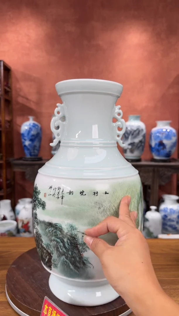 吴义松陶盟手绘陶瓷编码：2667