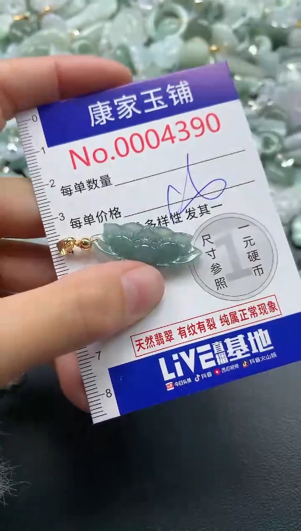 颈饰未镶嵌翡翠4390