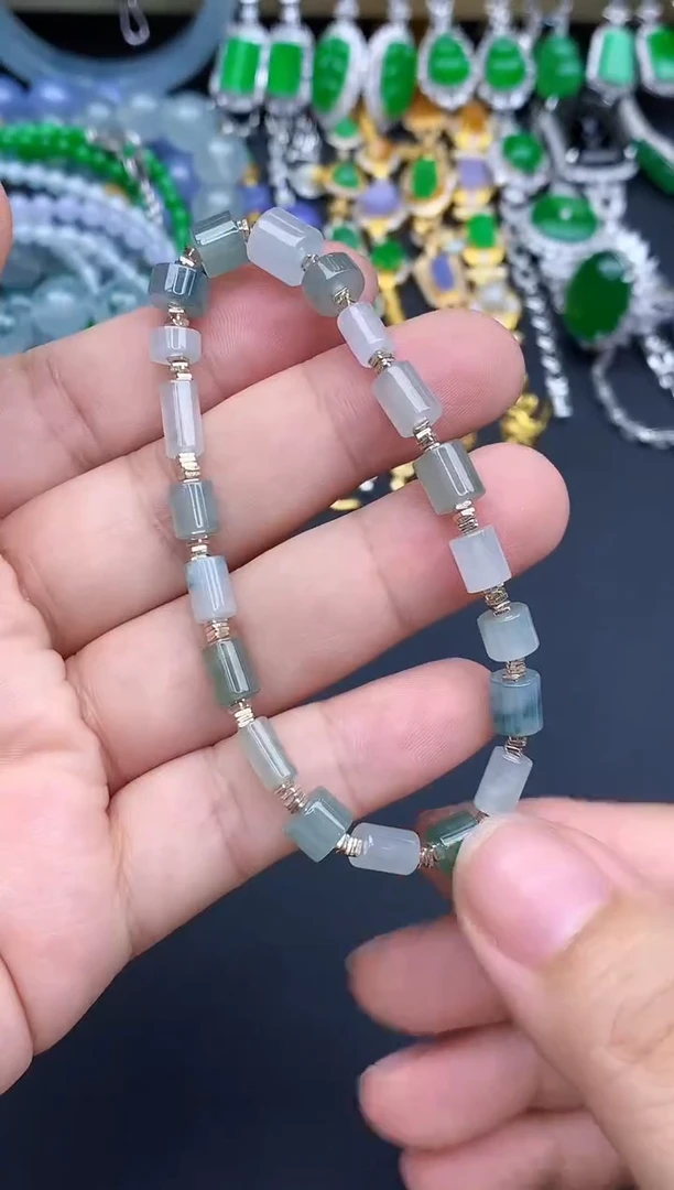 未镶嵌手链翡翠275-春日珠宝