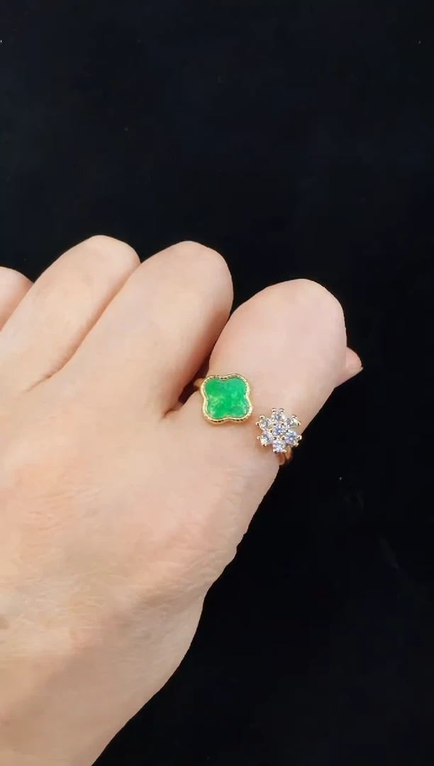 颈饰银S925镀金镶嵌翡翠国风