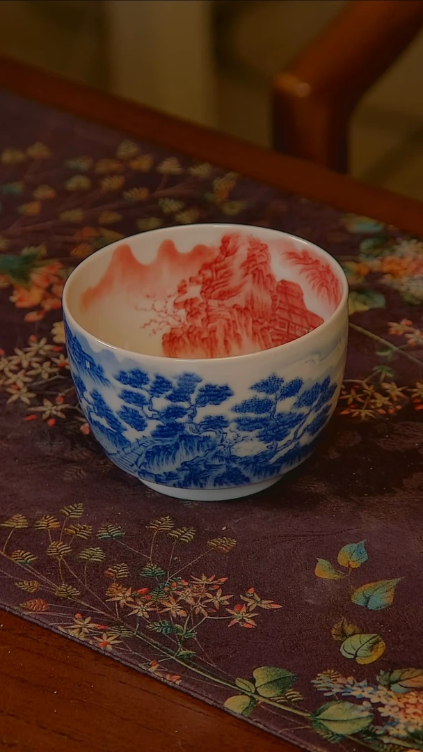 杯L*e手工手绘杯杯很美丽