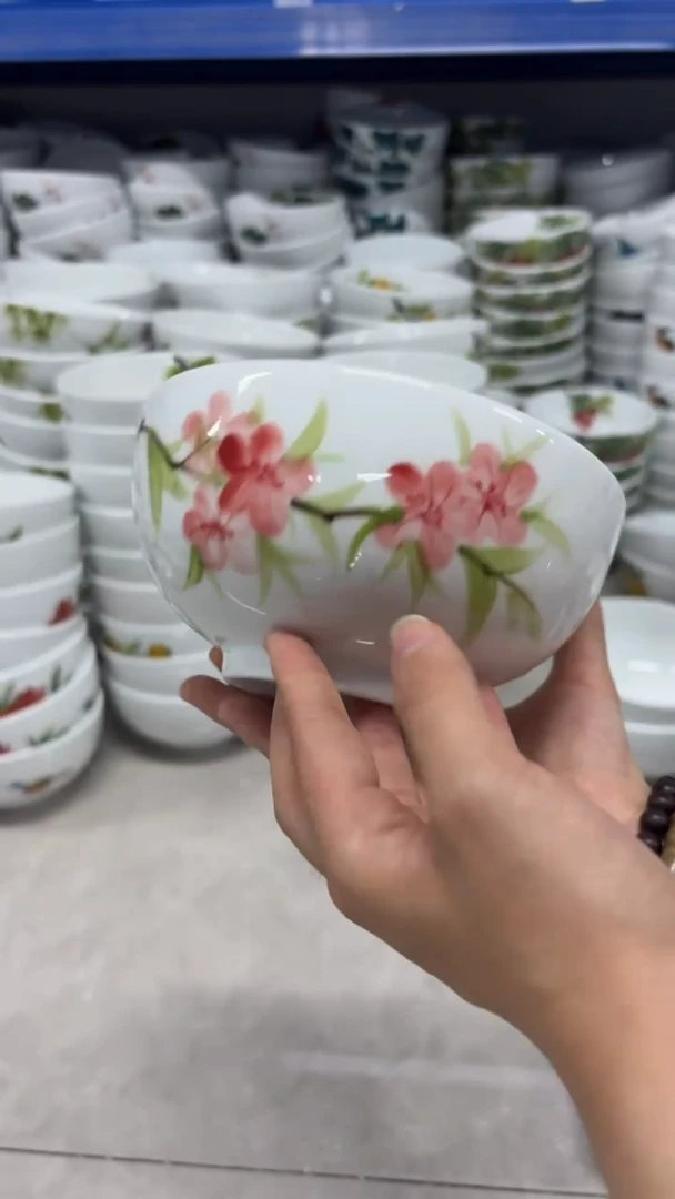 瓷片景德镇手绘釉中彩（食品级）小罗汉碗