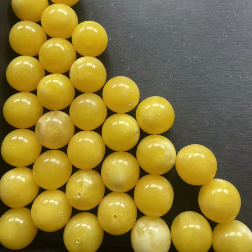 25精工白花蜜蜡单颗