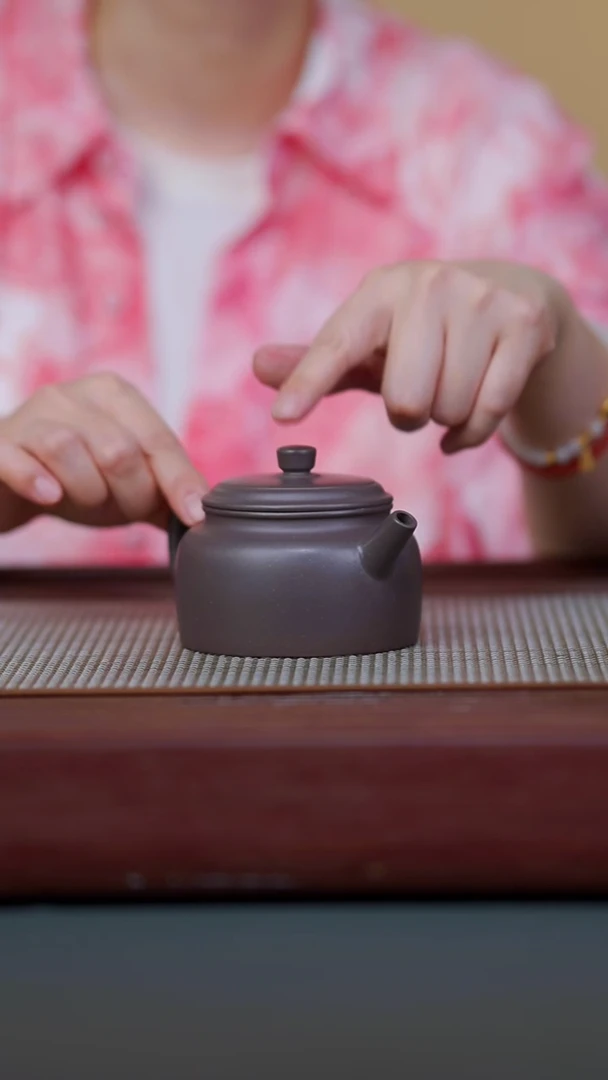 茶壶紫砂半手天青德钟210cc