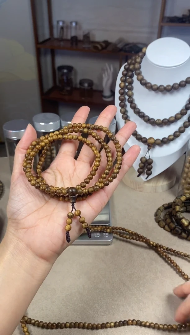 沉香手串海南老白棋 卡5 保6克