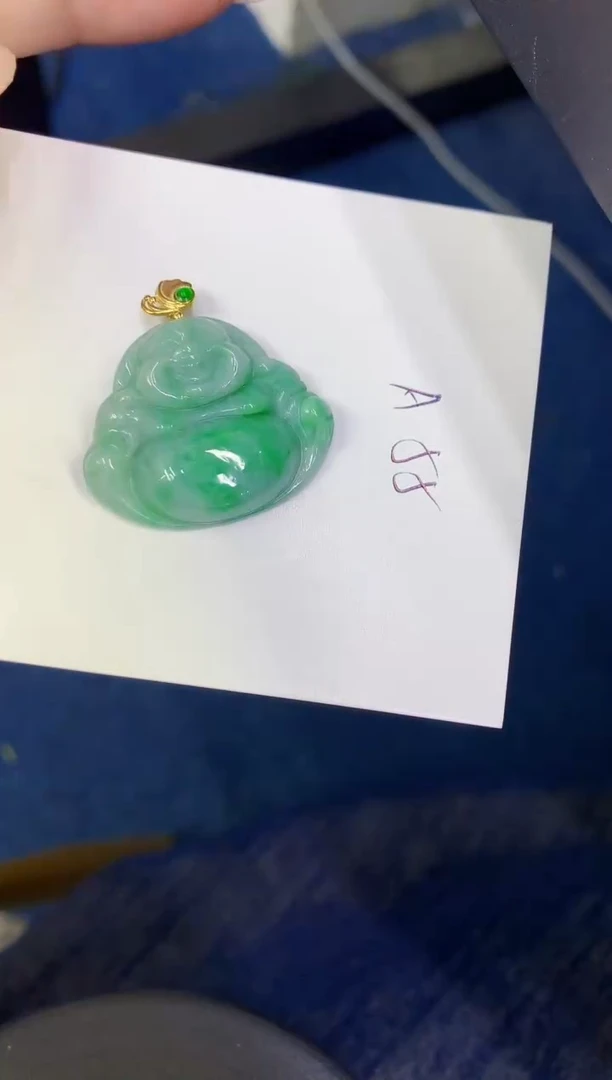 颈饰未镶嵌翡翠缅甸天然翡翠A货