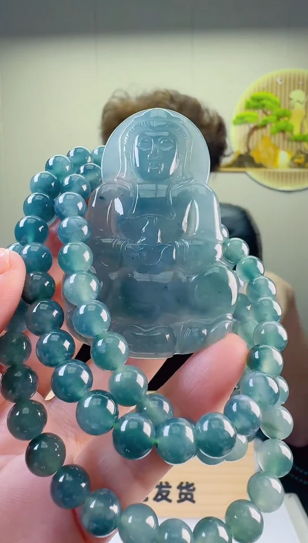 颈饰未镶嵌翡翠天然A货翡翠  多样性随机发其一