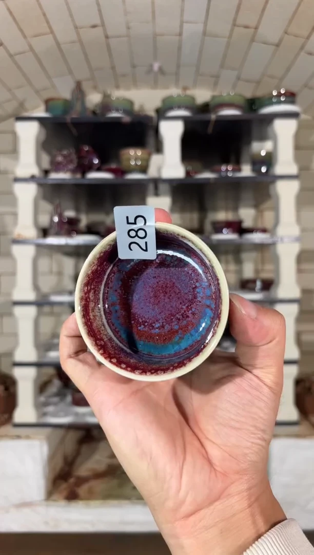摆件精品窑变钧瓷茶器
