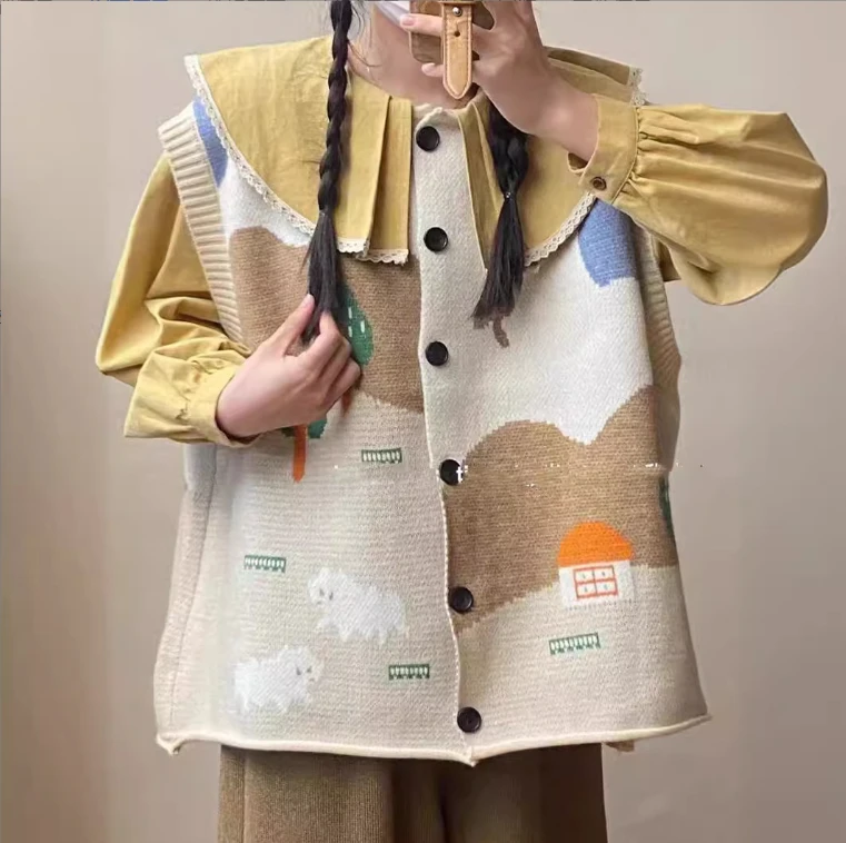 【编号301-350】源头工厂清仓可外穿捡漏秋冬针织马甲ins秒杀中上衣