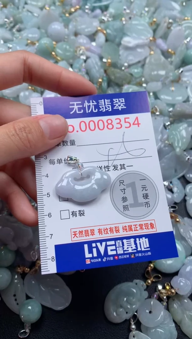 颈饰未镶嵌翡翠8354