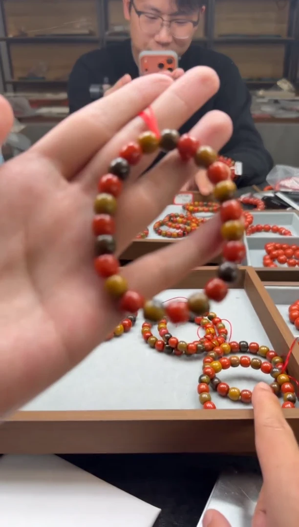 未镶嵌手串南红玛瑙包浆9