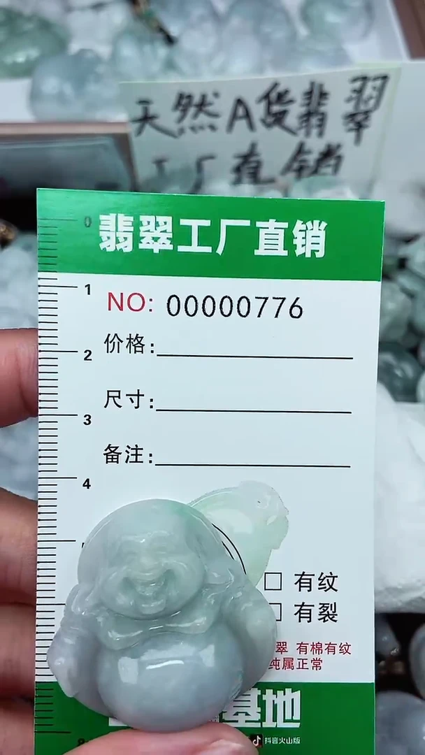 颈饰未镶嵌翡翠缅甸天然翡翠拍一发一0776